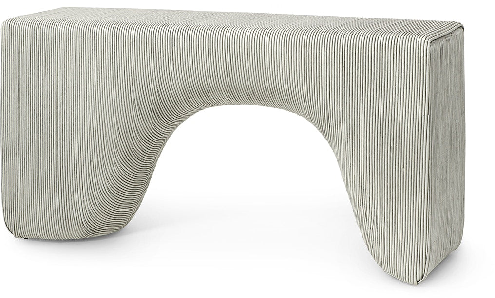 PA Rattan Ridged Console