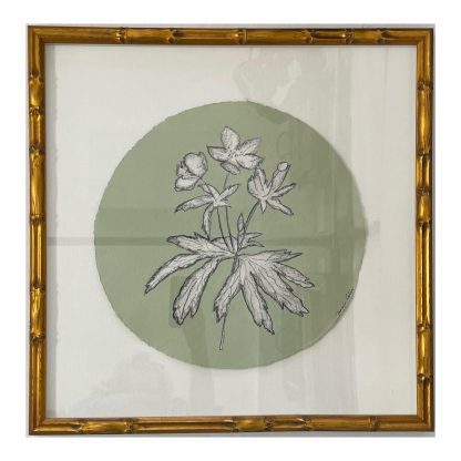 JG325 APPLE GREEN ANEMONE BUNCH