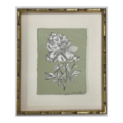 JG325 APPLE GREEN PEONY