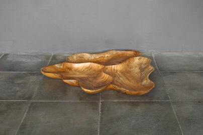 CLCU Floral Teak Tray