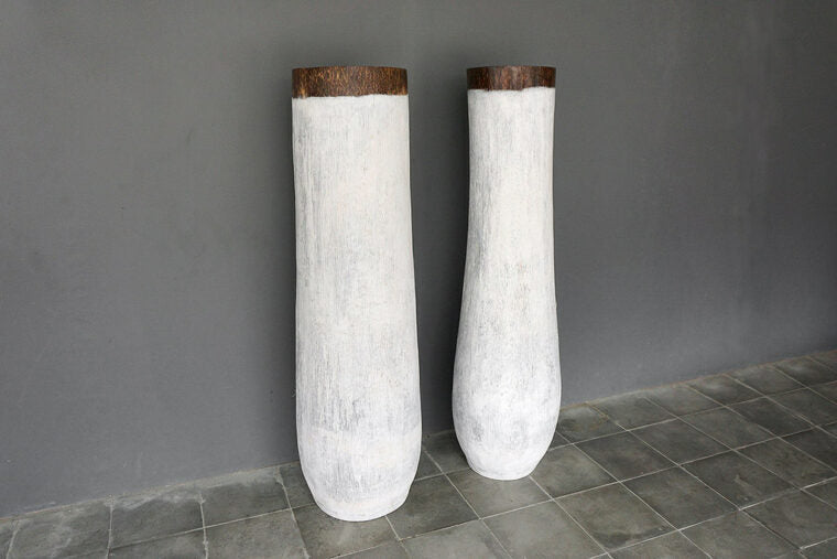CLCU Palm Vase - Ducco Natural