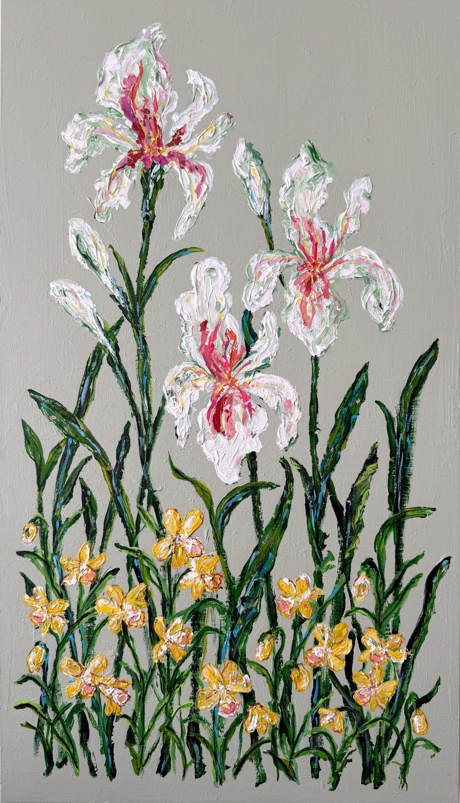 TM425 Blooming Girls Spring Party DIPTYCH