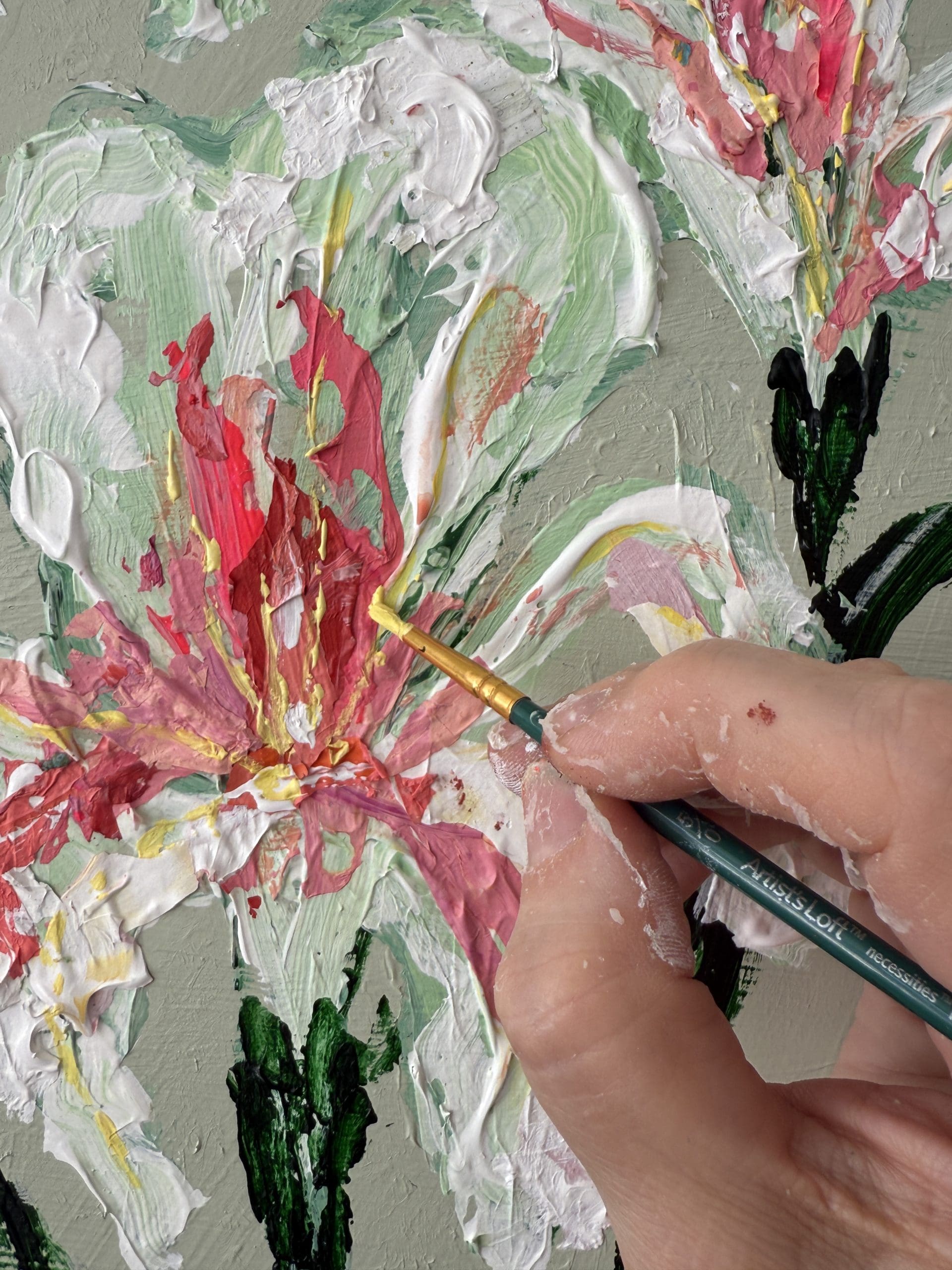 TM425 Blooming Girls Spring Party DIPTYCH