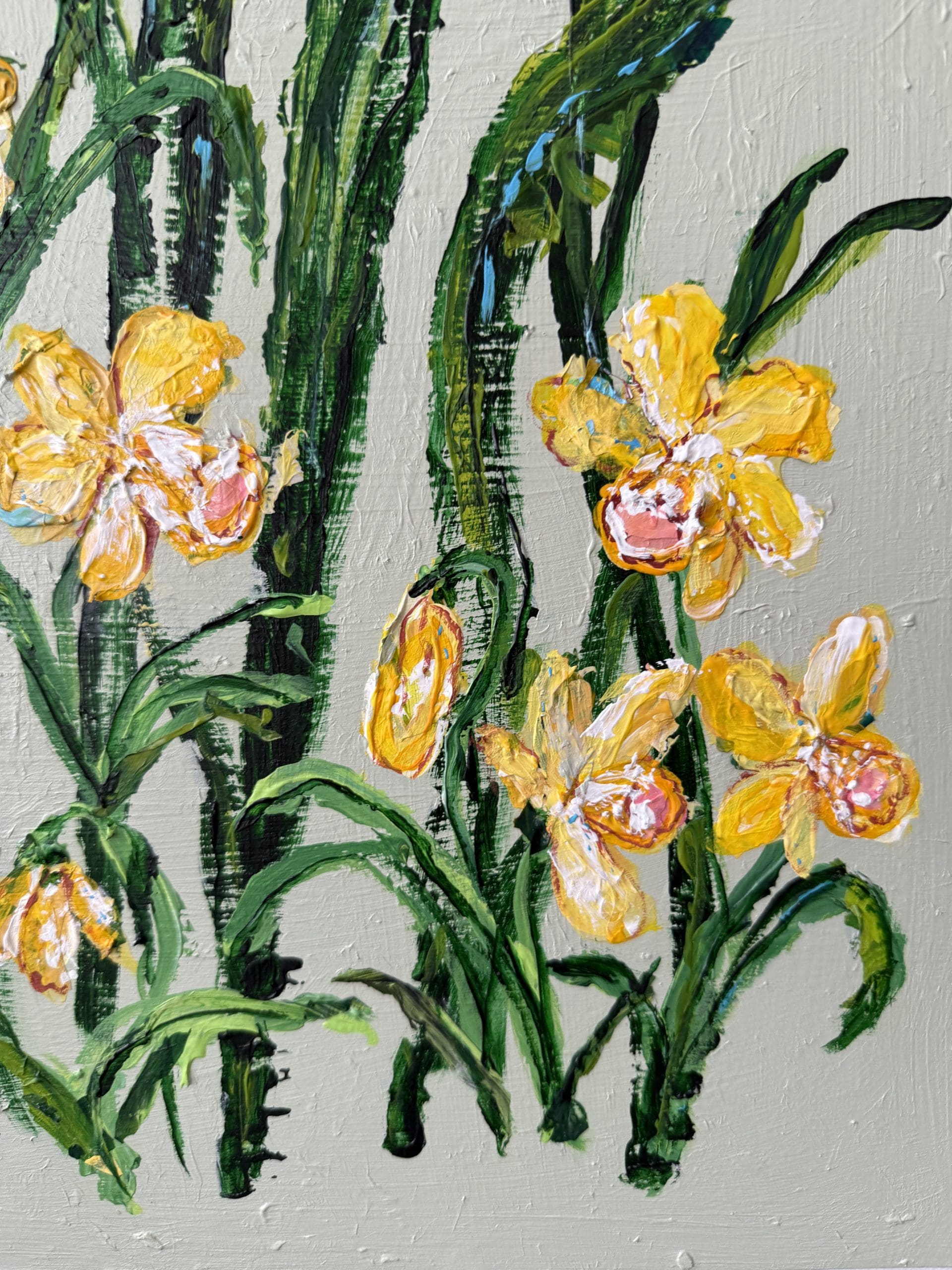 TM425 Blooming Girls Spring Party DIPTYCH