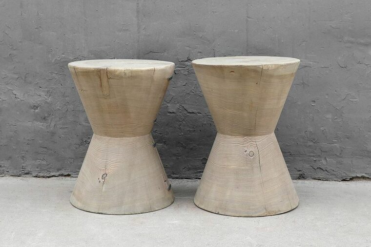 CLCU Reclaimed Pine Stool