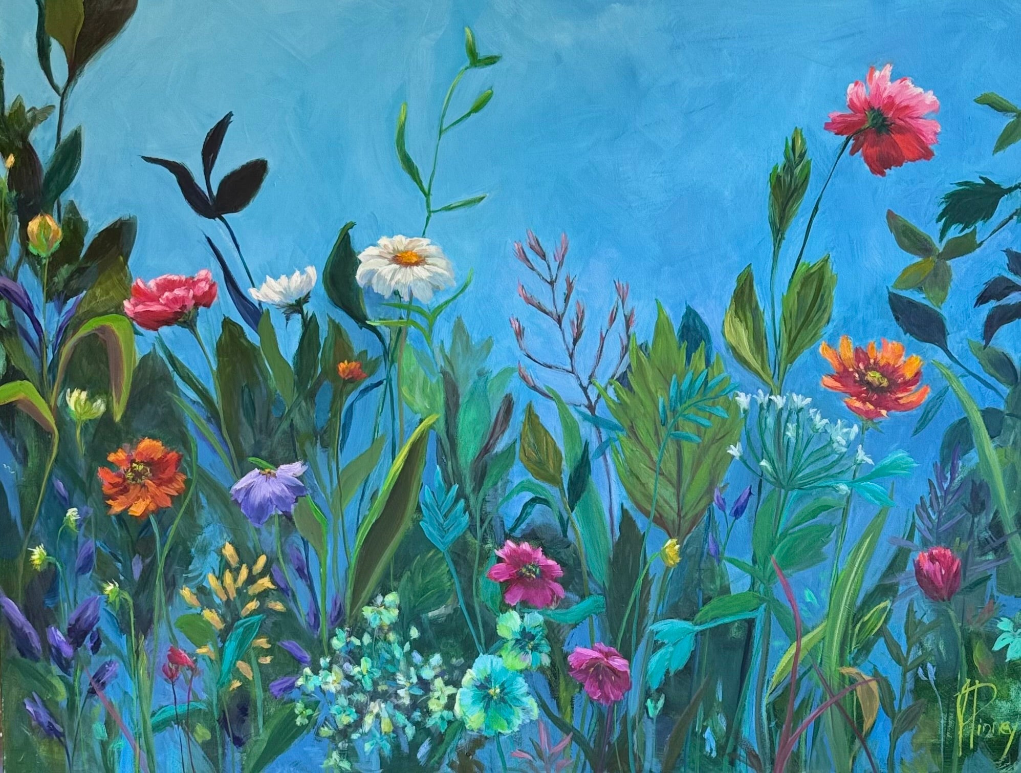 JP825 GARDEN AT DUSK