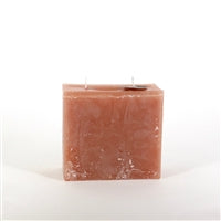 BH-820310 2-Wick Pillar Candle - Brique