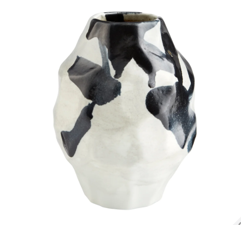 CDW Mod Vase - Black and White - Large