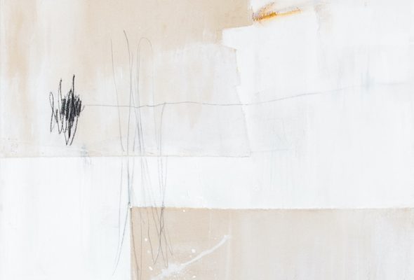 CB21909 YELLOW & BLUE ON RAW CANVAS #2