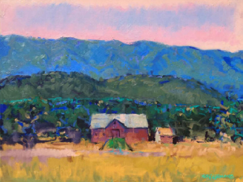 BM326 BARN BELOW THE BLUE RIDGE