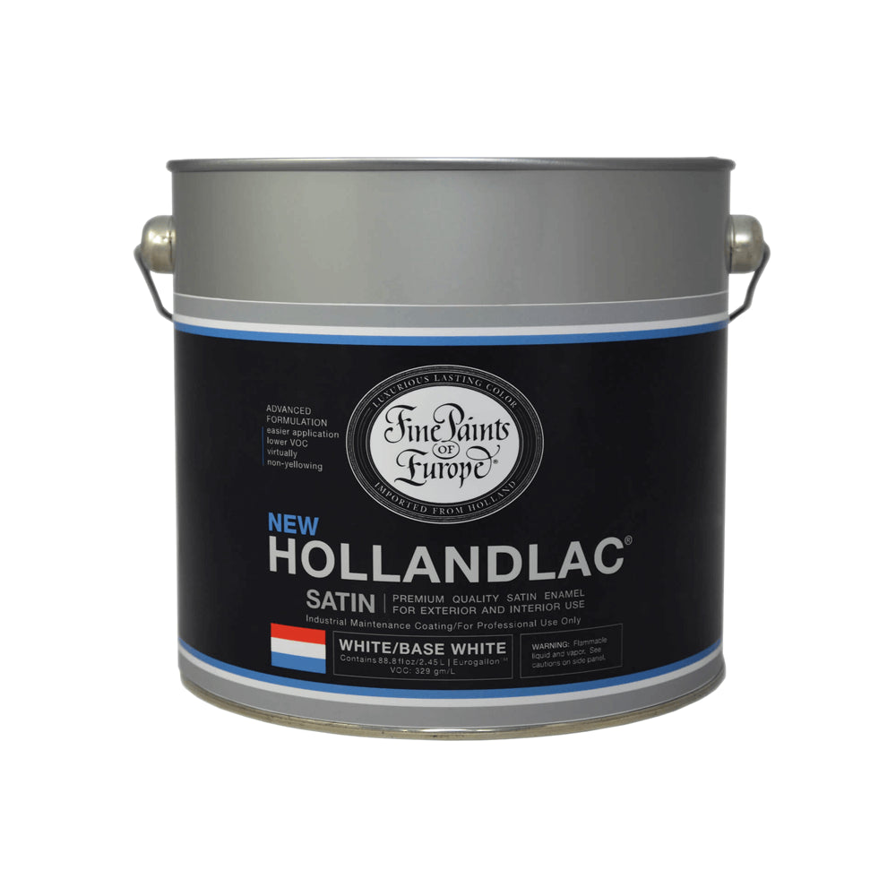 FPE2S-L - Hollandlac Satin White Base Gallon