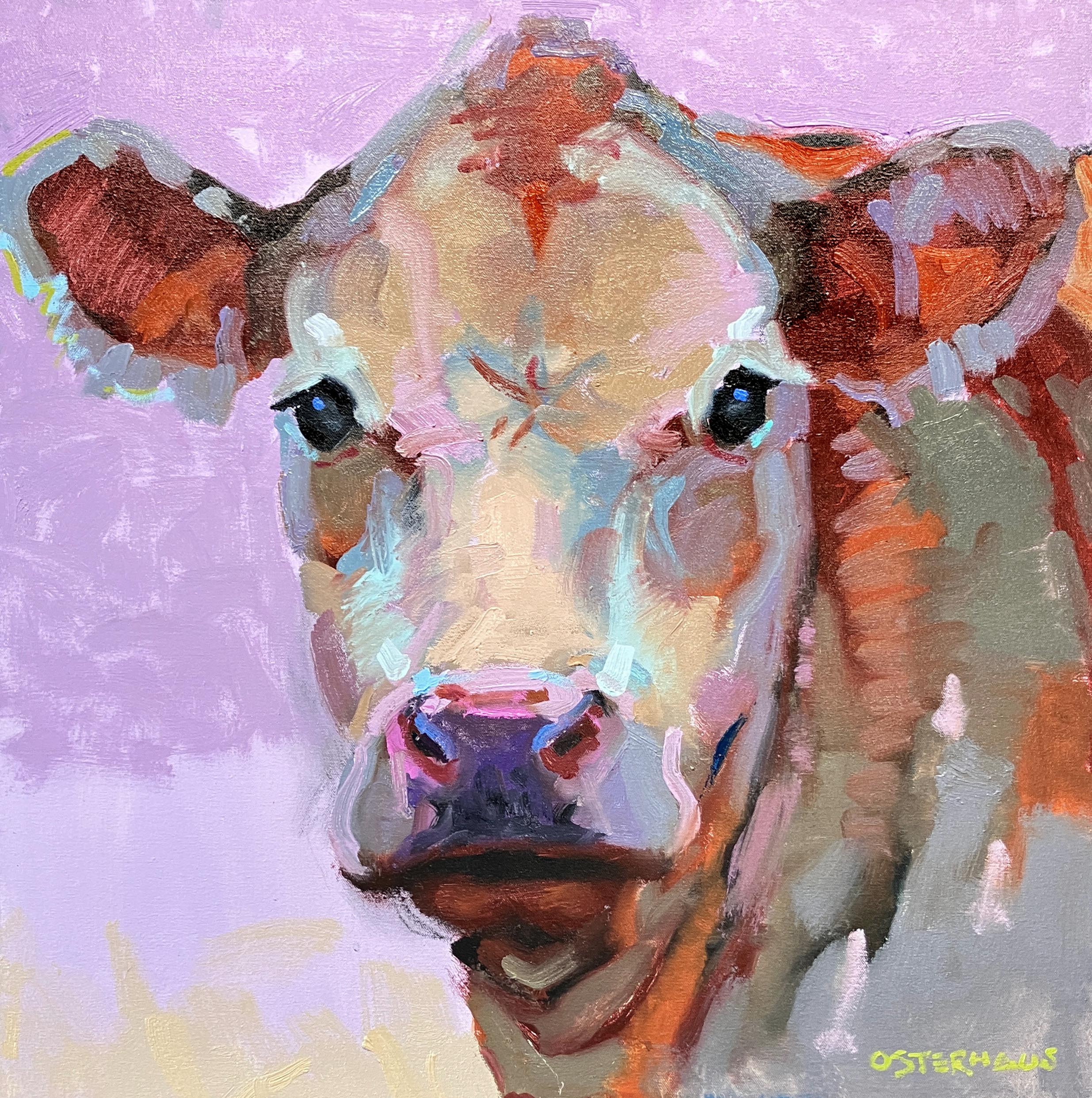 GO325 Pale Cow in Pastels & Grays