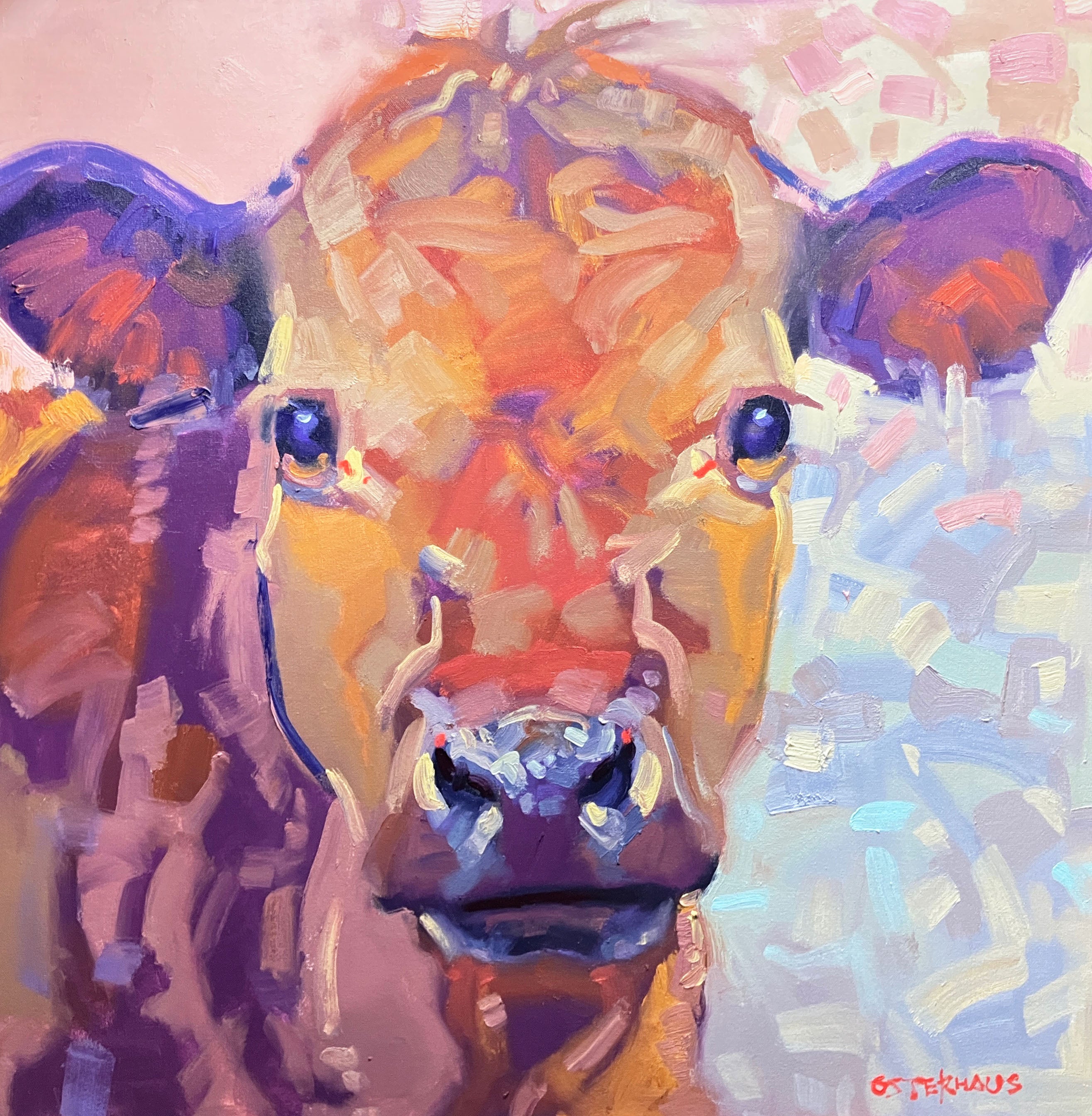 BM1025 RUST AND OCHRE OVER GRAY